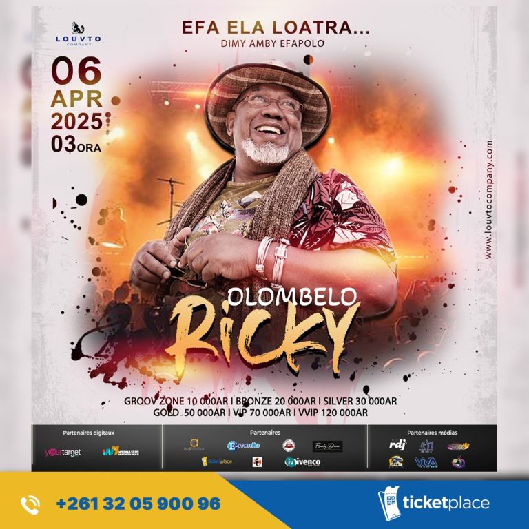 Olombelo Ricky, Efa ela loatra