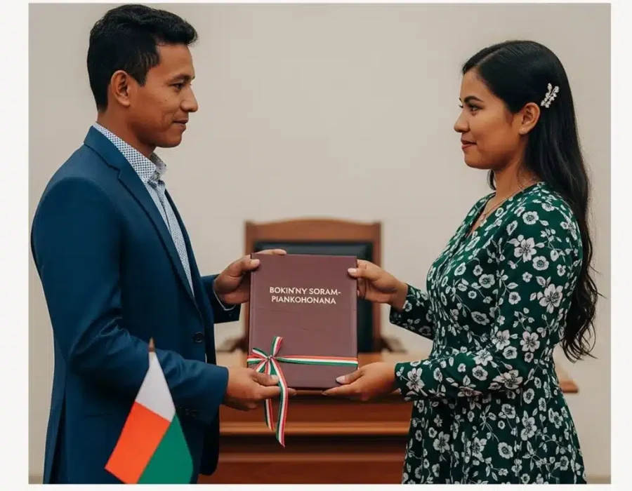Mariage civil à Madagascar